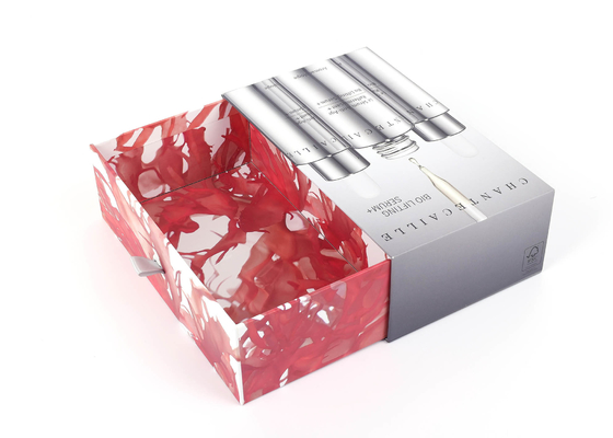 Rigid Drawer Cosmetic Packaging Box  Sustainable Cardboard Customization