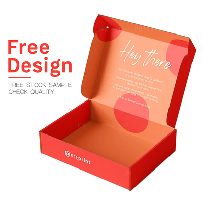 Collapsible Kraft Paper Corrugated Boxes Recycled Printed  Customized