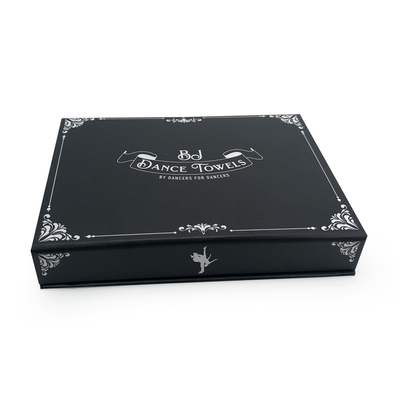 Full Black Electronics Cardboard Box CDR Custom Book Style For Gift