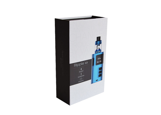 Magnetic Closed Cannabis Box Packaging Book Style Rigid For Vape